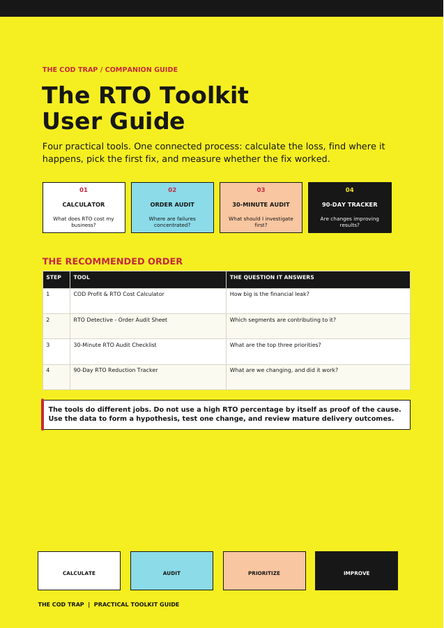 The RTO Toolkit User Guide cover
